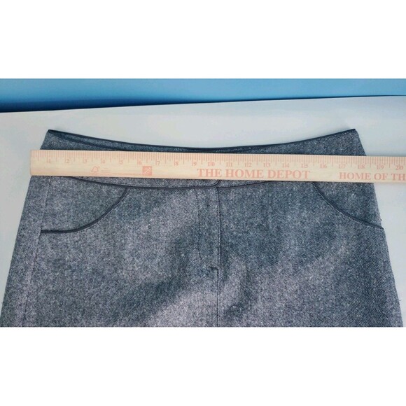 Womens Wool Blend Skirt Sz 14 Above Knee Lined Tweed By H&M Preppy Academia - Picture 7 of 10